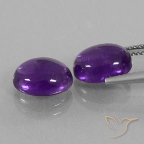 Shop natural 5.61ct Violet moyen Améthyste gems, ovale, from Brésil at GemSelect. In stock, global shipping!