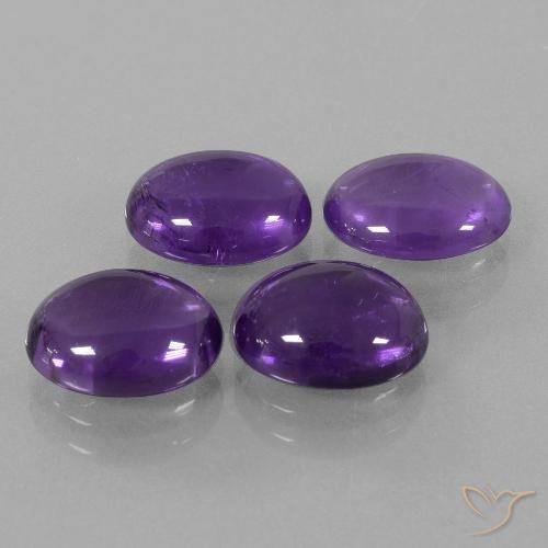 8.83ctw Naturel Violet moyen Améthyste, ovale, Transparent