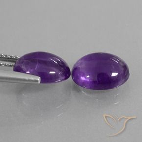 Shop natural 4.97ct Violet moyen Améthyste gems, ovale, from Brésil at GemSelect. In stock, global shipping!