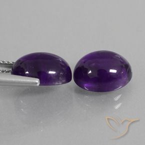Shop natural 6.09ct Violet moyen Améthyste gems, ovale, from Brésil at GemSelect. In stock, global shipping!
