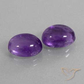 Achetez naturel 5.80ct Violet moyen-léger Améthyste gems, Coupe ovale, En provenance Brésil chez GemSelect. En stock, livraison internationale!