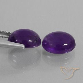 Shop natural 5.55ct Violet moyen Améthyste gems, ovale, from Brésil at GemSelect. In stock, global shipping!