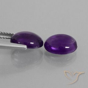 Shop natural 4.65ct Violet foncé Améthyste gems, ovale, from Brésil at GemSelect. In stock, global shipping!