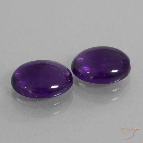 Shop natural 4.10ct Violet moyen Améthyste gems, ovale, from Brésil at GemSelect. In stock, global shipping!