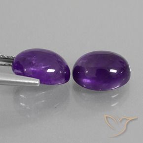 Shop natural 5.78ct Violet moyen Améthyste gems, ovale, from Brésil at GemSelect. In stock, global shipping!