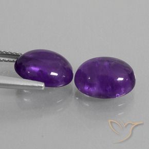 Shop natural 5.52ct Violet moyen Améthyste gems, ovale, from Brésil at GemSelect. In stock, global shipping!