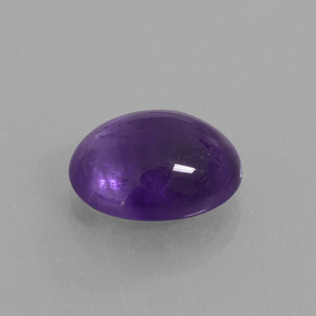 Améthyste violet moyen naturelle coupe ovale, 3,10 ct, transparent