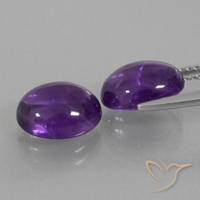 Shop natural 5.60ct Violet moyen Améthyste gems, ovale, from Brésil at GemSelect. In stock, global shipping!