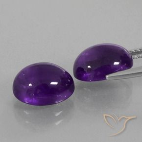 Shop natural 6.08ct Violet moyen Améthyste gems, ovale, from Brésil at GemSelect. In stock, global shipping!