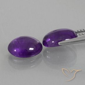 Shop natural 4.43ct Violet moyen-léger Améthyste gems, ovale, from Brésil at GemSelect. In stock, global shipping!