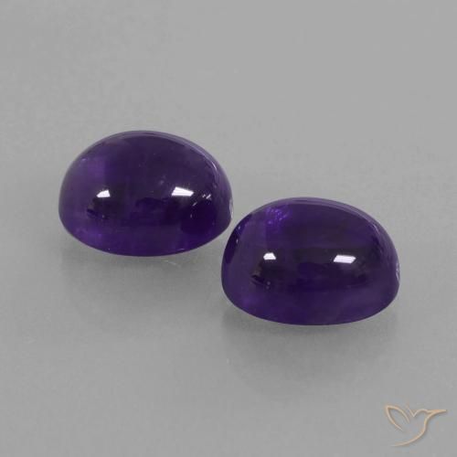 Shop natural 6.97ct Violet foncé Améthyste gems, ovale, from Brésil at GemSelect. In stock, global shipping!