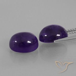 Shop natural 6.65ct Violet foncé Améthyste gems, ovale, from Brésil at GemSelect. In stock, global shipping!