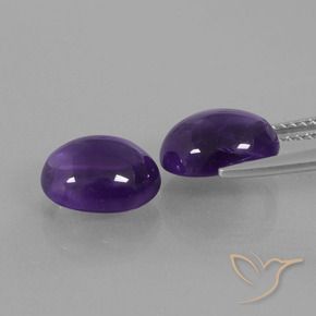 Shop natural 5.61ct Violet foncé Améthyste gems, ovale, from Brésil at GemSelect. In stock, global shipping!