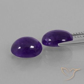 Shop natural 5.33ct Violet foncé Améthyste gems, ovale, from Brésil at GemSelect. In stock, global shipping!