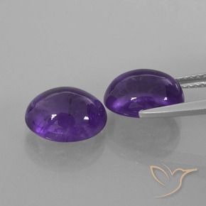 Shop natural 5.53ct Violet foncé Améthyste gems, ovale, from Brésil at GemSelect. In stock, global shipping!