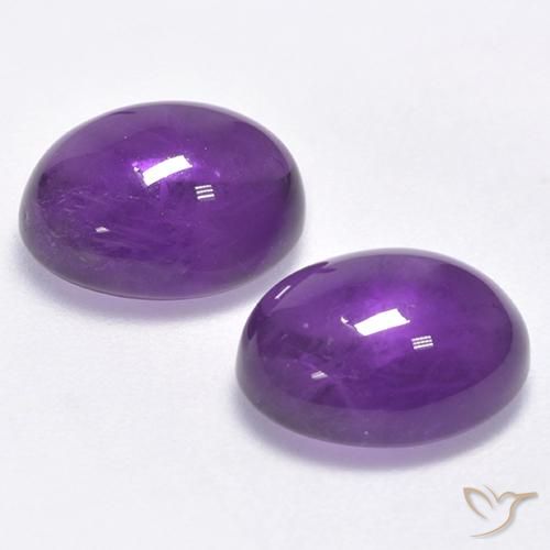 Shop natural 5.63ct Violet moyen-léger Améthyste gems, ovale, from Brésil at GemSelect. In stock, global shipping!