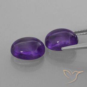 Shop natural 5.33ct Violet moyen Améthyste gems, ovale, from Brésil at GemSelect. In stock, global shipping!