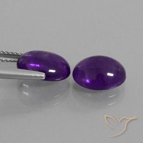Shop natural 4.94ct Violet moyen Améthyste gems, ovale, from Brésil at GemSelect. In stock, global shipping!
