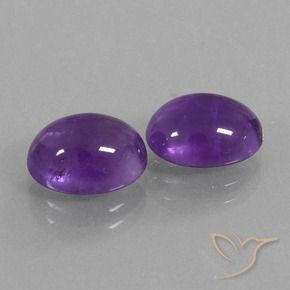 Shop natural 5.33ct Violet moyen Améthyste gems, ovale, from Brésil at GemSelect. In stock, global shipping!