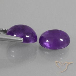 Shop natural 5.33ct Violet moyen Améthyste gems, ovale, from Brésil at GemSelect. In stock, global shipping!