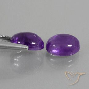 Shop natural 5.76ct Violet moyen-léger Améthyste gems, ovale, from Brésil at GemSelect. In stock, global shipping!