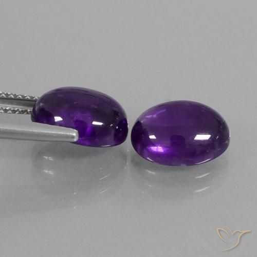 Shop natural 5.56ct Violet moyen Améthyste gems, ovale, from Brésil at GemSelect. In stock, global shipping!