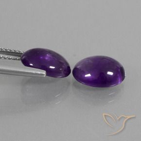 Shop natural 4.29ct Violet moyen Améthyste gems, ovale, from Brésil at GemSelect. In stock, global shipping!