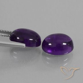 Shop natural 6.00ct Violet moyen Améthyste gems, ovale, from Brésil at GemSelect. In stock, global shipping!