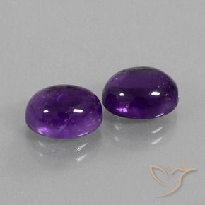 Shop natural 6.21ct Violet moyen Améthyste gems, ovale, from Brésil at GemSelect. In stock, global shipping!