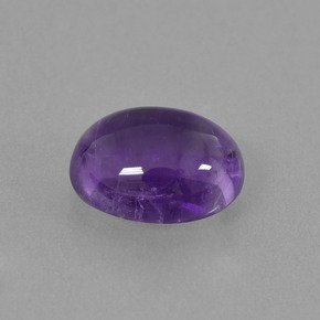 Améthyste Violet moyen naturelle Coupe ovale, 2.75 ct, Transparent
