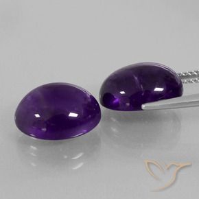 Shop natural 10.41ct Violet foncé Améthyste gems, ovale, from Brésil at GemSelect. In stock, global shipping!