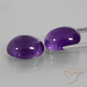 Shop natural 9.92ct Violet moyen Améthyste gems, ovale, from Brésil at GemSelect. In stock, global shipping!