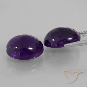 Shop natural 10.16ct Violet foncé Améthyste gems, ovale, from Brésil at GemSelect. In stock, global shipping!