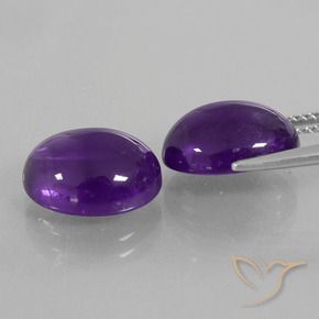 Shop natural 9.68ct Violet moyen Améthyste gems, ovale, from Brésil at GemSelect. In stock, global shipping!