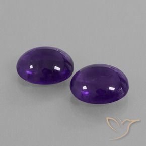 Shop natural 8.46ct Violet moyen Améthyste gems, ovale, from Brésil at GemSelect. In stock, global shipping!
