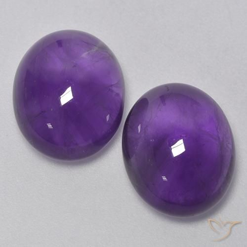 9.17ctw Naturel Violet moyen Améthyste, ovale, Transparent