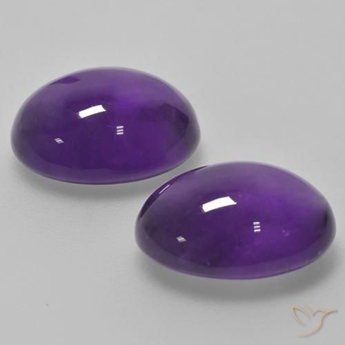 Shop natural 9.17ct Violet moyen Améthyste gems, ovale, from Brésil at GemSelect. In stock, global shipping!