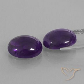 Shop natural 8.87ct Violet foncé Améthyste gems, ovale, from Brésil at GemSelect. In stock, global shipping!