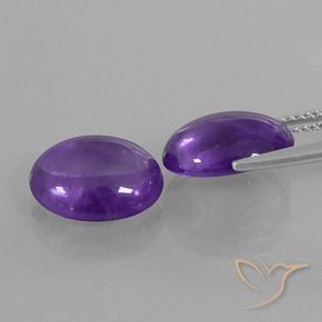 Shop natural 8.18ct Violet moyen Améthyste gems, ovale, from Brésil at GemSelect. In stock, global shipping!