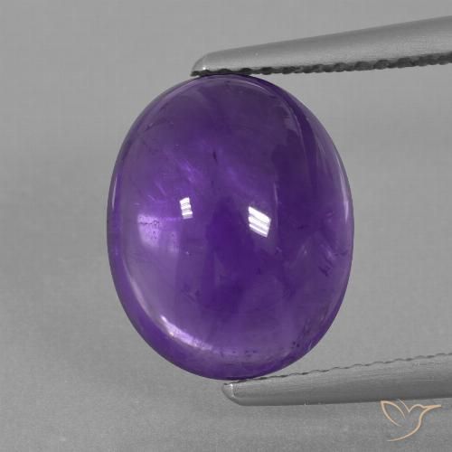 5.41ct Naturel Violet moyen Améthyste, ovale, Transparent