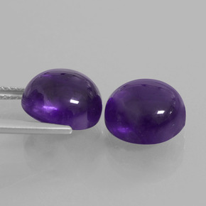 Achetez naturel 8,92ct violet foncé améthyste gems, coupe roude, en provenance brésil chez gemselect. en stock, livraison internationale!
