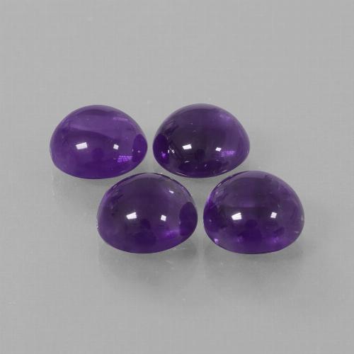 Achetez naturel 10.71ct Violet moyen Améthyste gems, Coupe roude, En provenance Brésil chez GemSelect. En stock, livraison internationale!