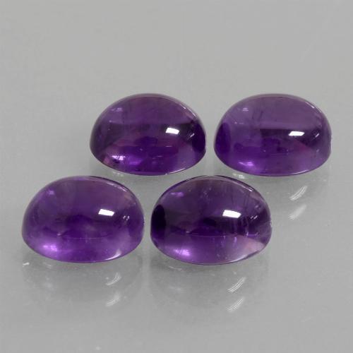 Achetez naturel 9.84ct Violet moyen Améthyste gems, Coupe ovale, En provenance Brésil chez GemSelect. En stock, livraison internationale!