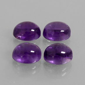 Achetez naturel 9.84ct Violet moyen Améthyste gems, Coupe ovale, En provenance Brésil chez GemSelect. En stock, livraison internationale!