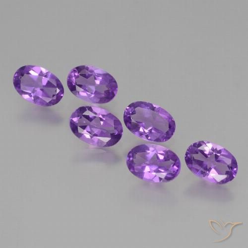 2.35ctw Naturel Violet intense Améthyste, ovale, VS