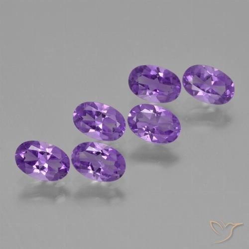 2.37ctw Naturel Violet vif Améthyste, ovale, VS