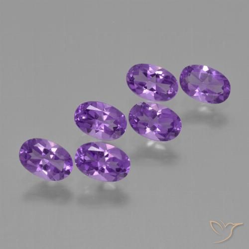 2.37ctw Naturel Violet moyen Améthyste, ovale, VS