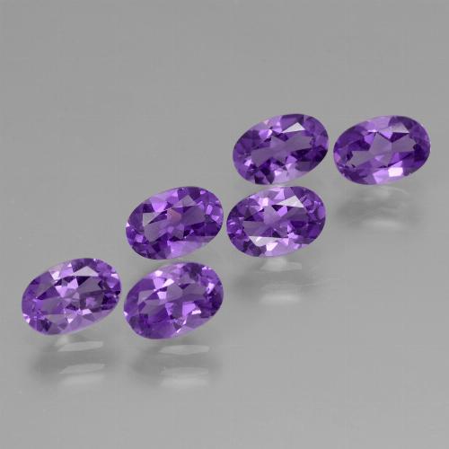 Achetez naturel 2.53ct Violet vif Améthyste gems, Coupe ovale, En provenance Brésil chez GemSelect. En stock, livraison internationale!