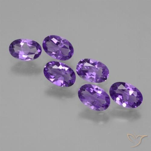 2.18ctw Naturel Violet intense Améthyste, ovale, VVS-VS