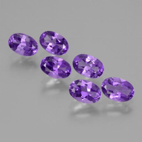 Achetez naturel 2,54ct violet moyen améthyste gems, coupe ovale, en provenance brésil chez gemselect. en stock, livraison internationale!